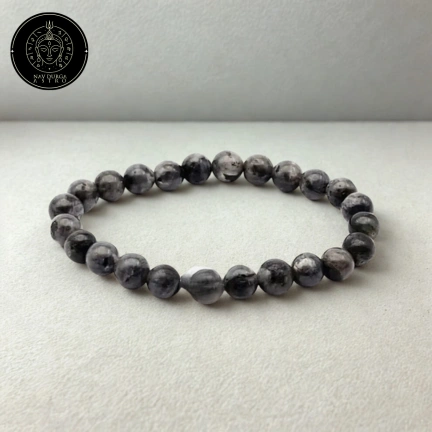Black Labradorite Bracelet - For Chakra Balancing & Boost Intuition